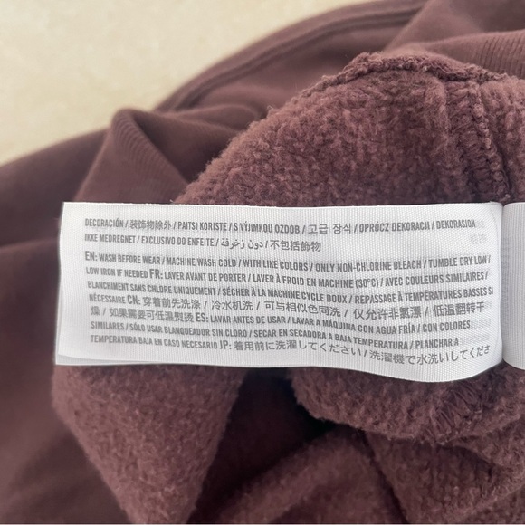 Abercrombie & Fitch Brown Fleece Paris Crewneck Sweatshirt 37578 - Picture 5 of 6